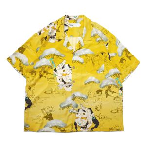 Geseho Hannya Rayon Hawaiian Shirt